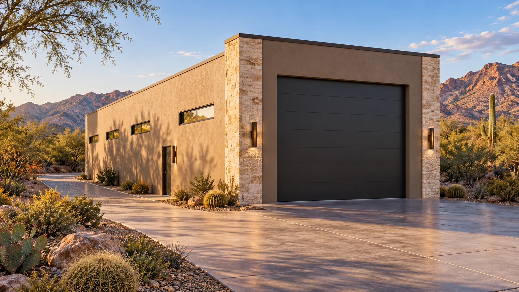 Desert Passage — exterior hero architectural concept
