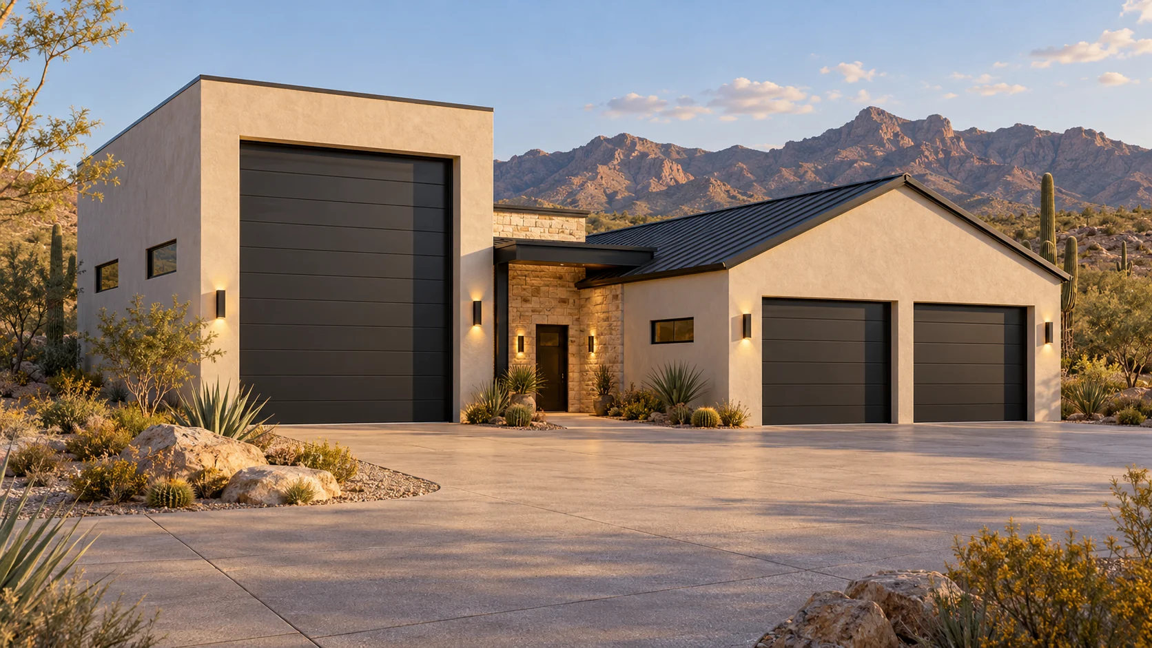 Roadhouse — exterior hero architectural concept