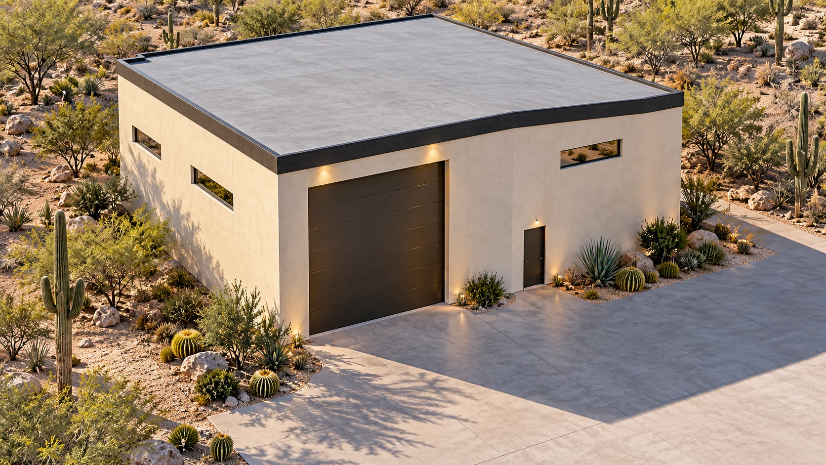 Skyline — aerial exterior architectural concept