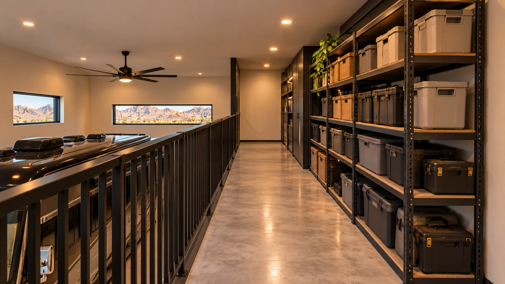 Skyline — loft interior architectural concept