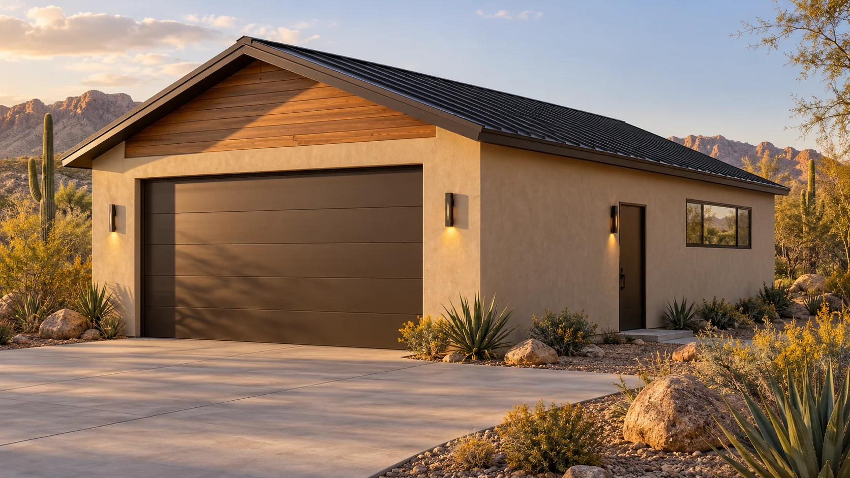 Waypoint — exterior hero architectural concept