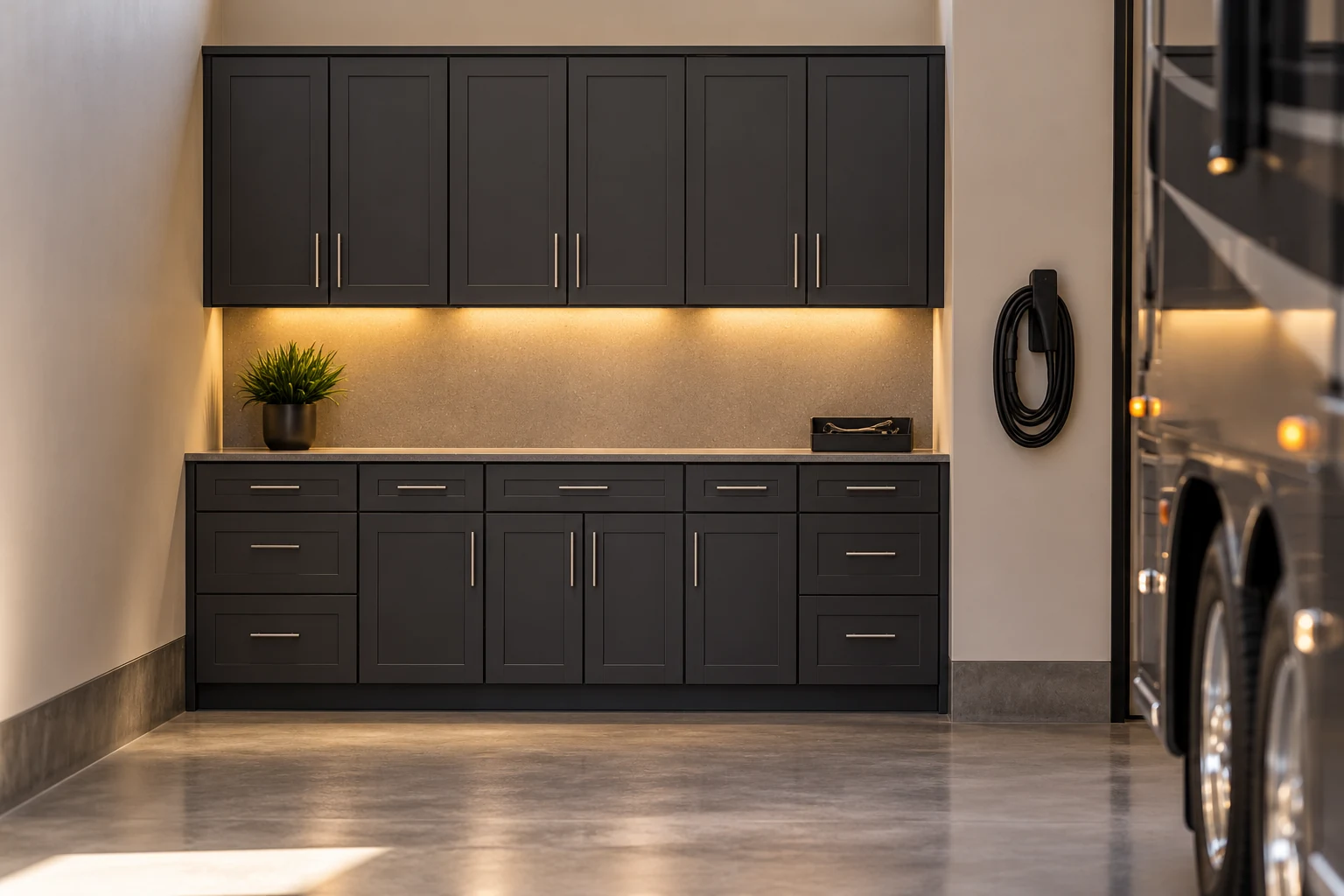 Atlas Loft concept — storage detail