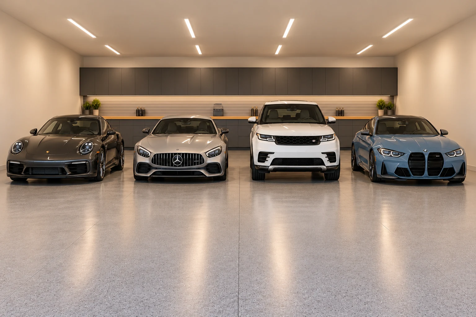 Four Seasons concept — garage interior