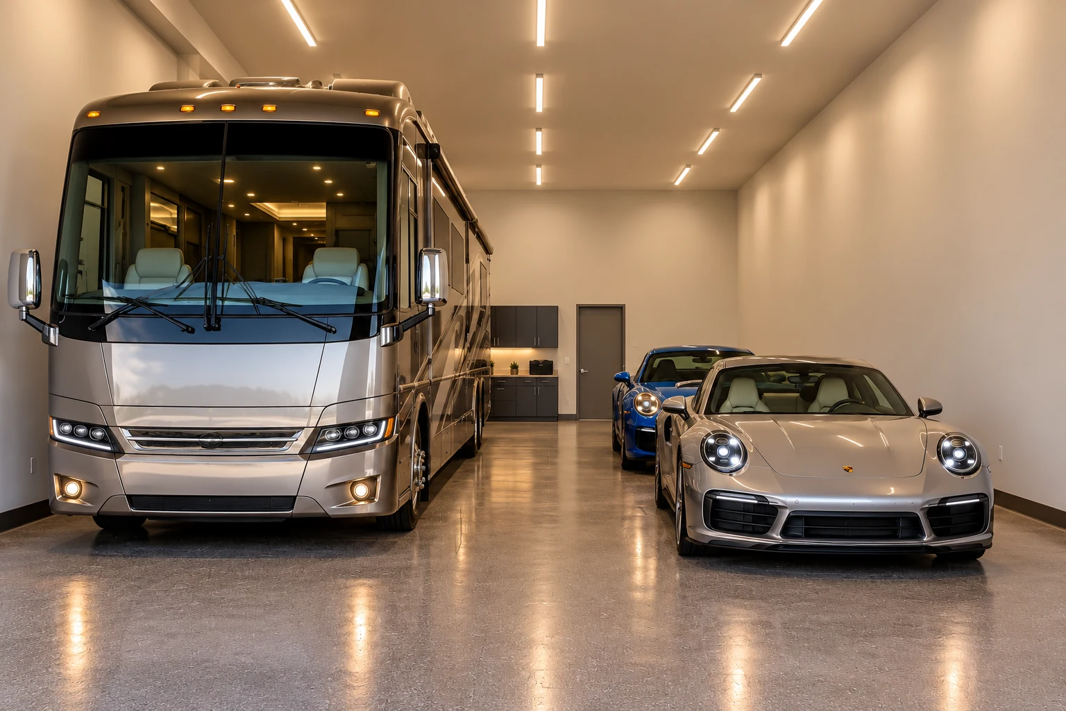 Horizon House concept — garage interior
