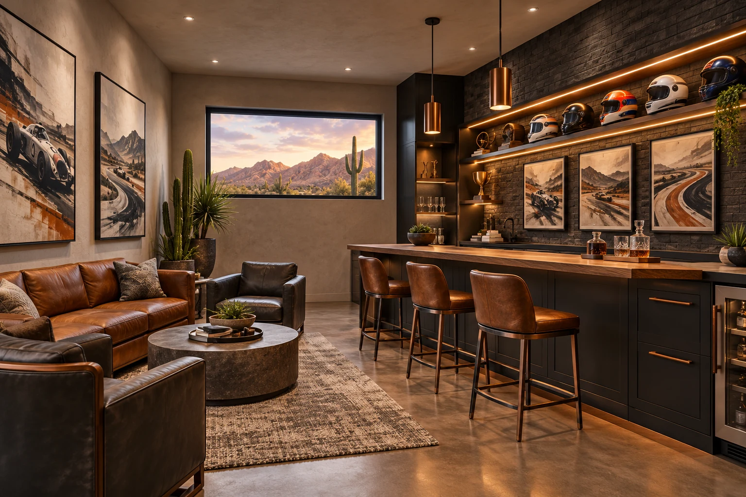 Legends Lounge concept — feature interior