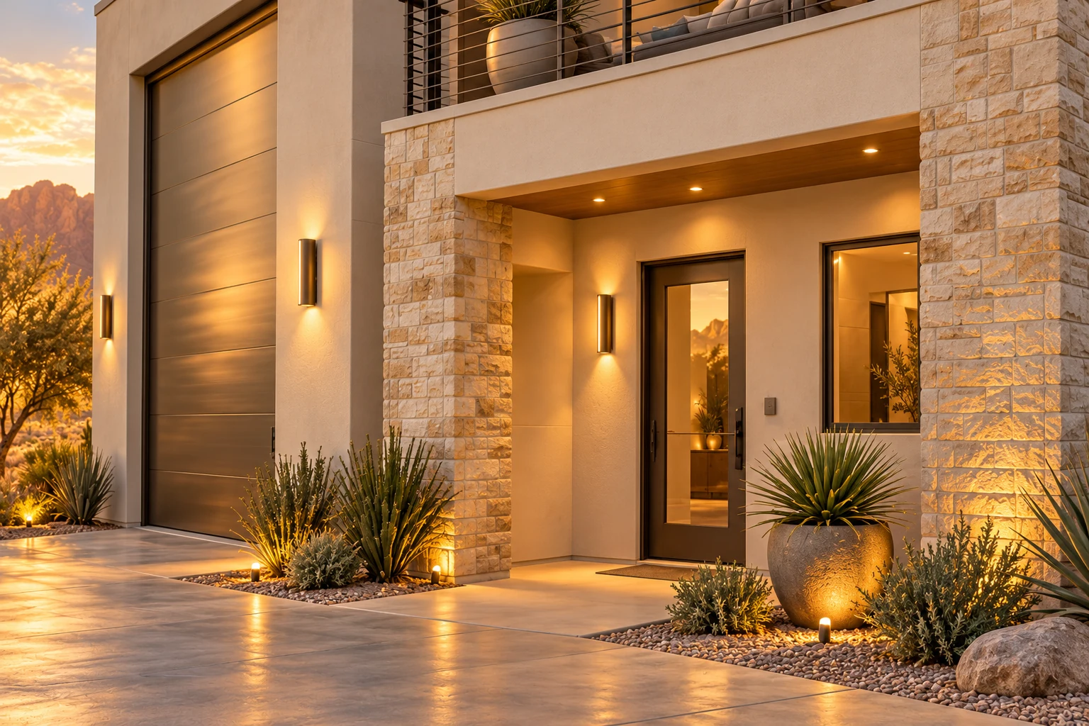 Sunset Deck concept — entry detail
