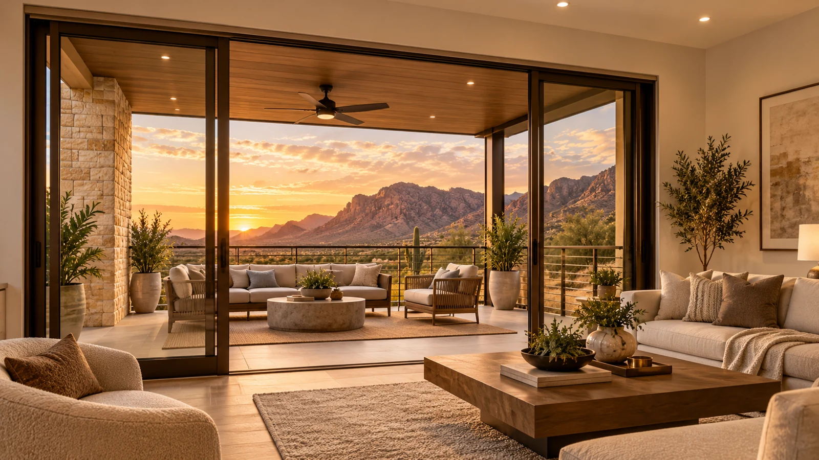 Sunset Deck concept — feature interior