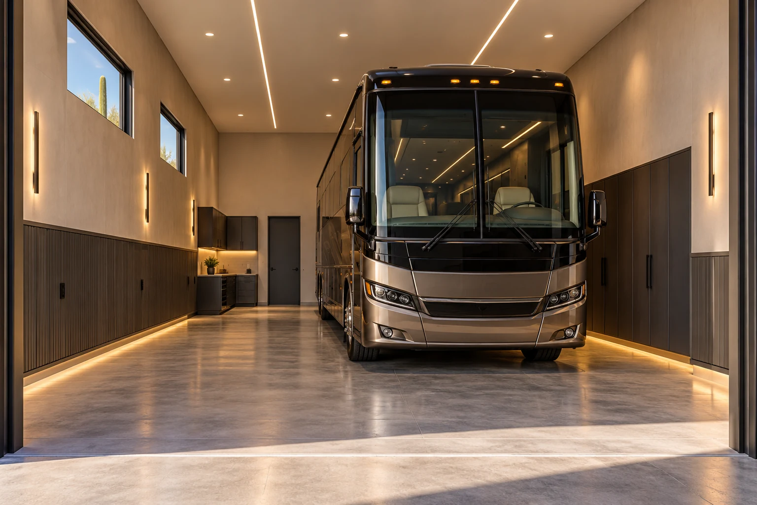 The Perch concept — garage interior