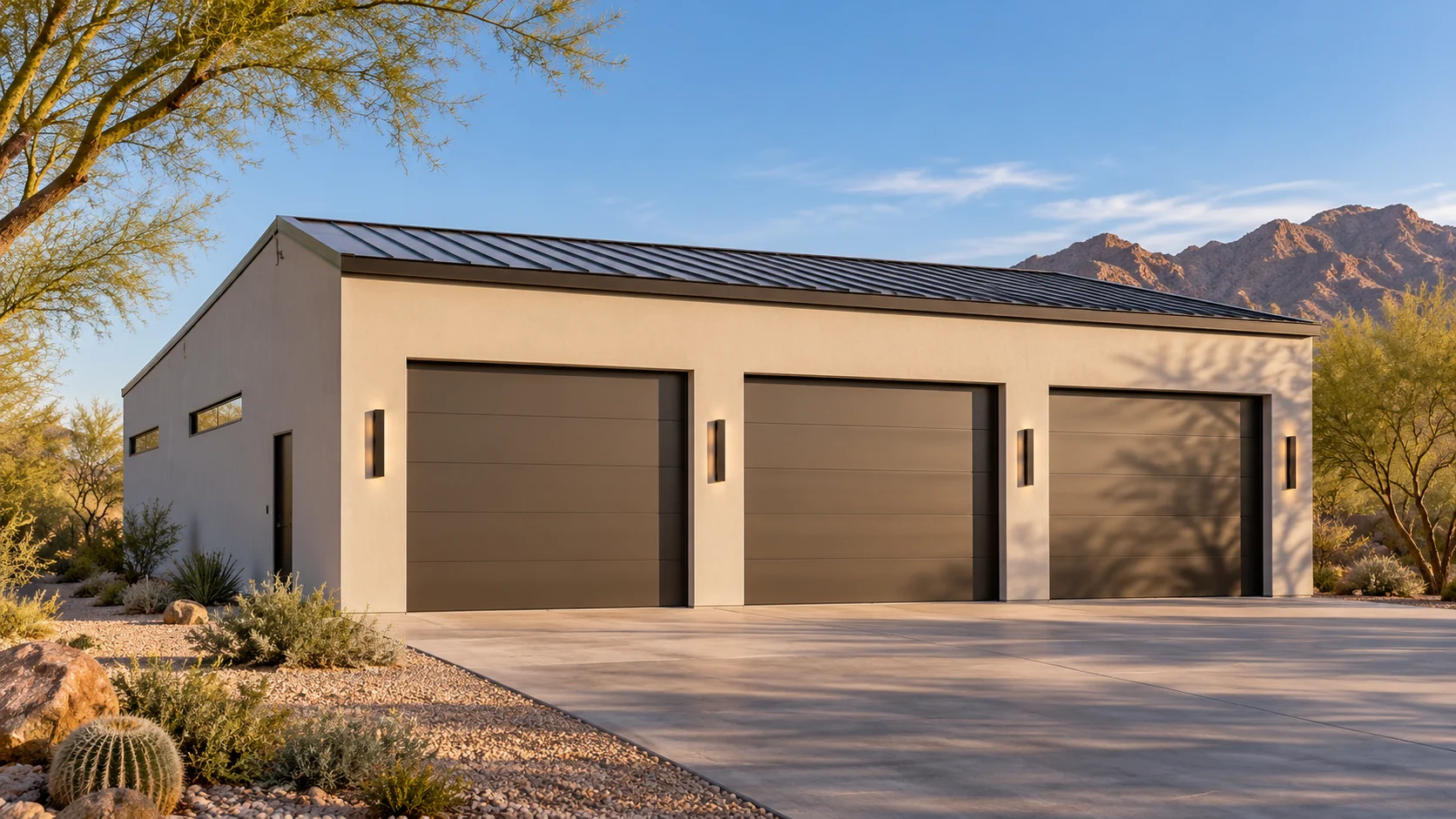 Precision House — Front exterior concept rendering