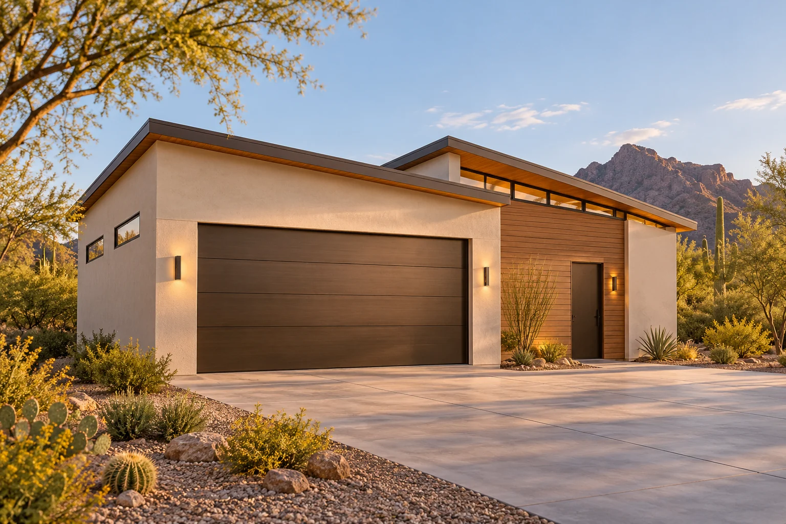Sawtooth — Front exterior concept rendering