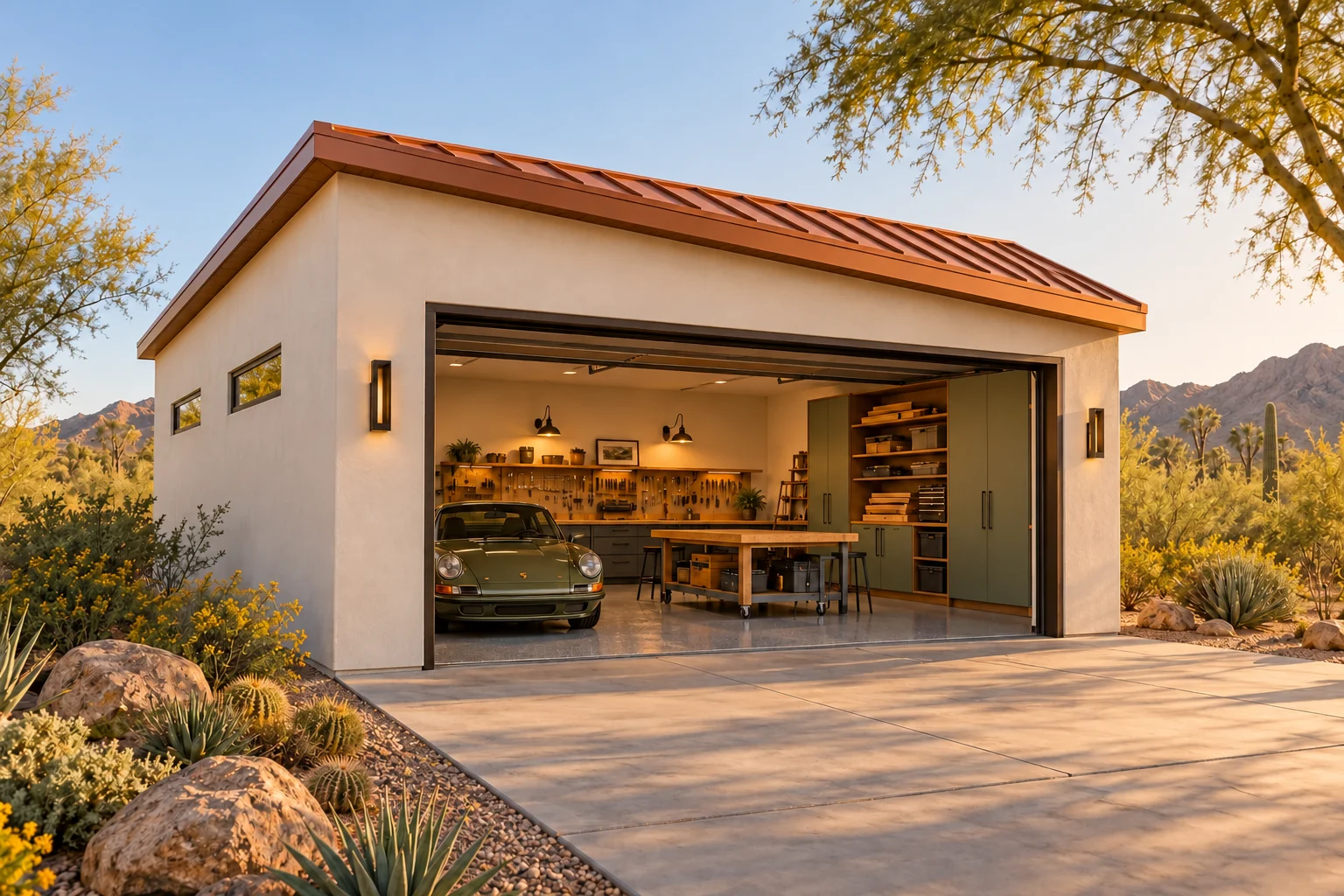 The Maker — Front exterior concept rendering