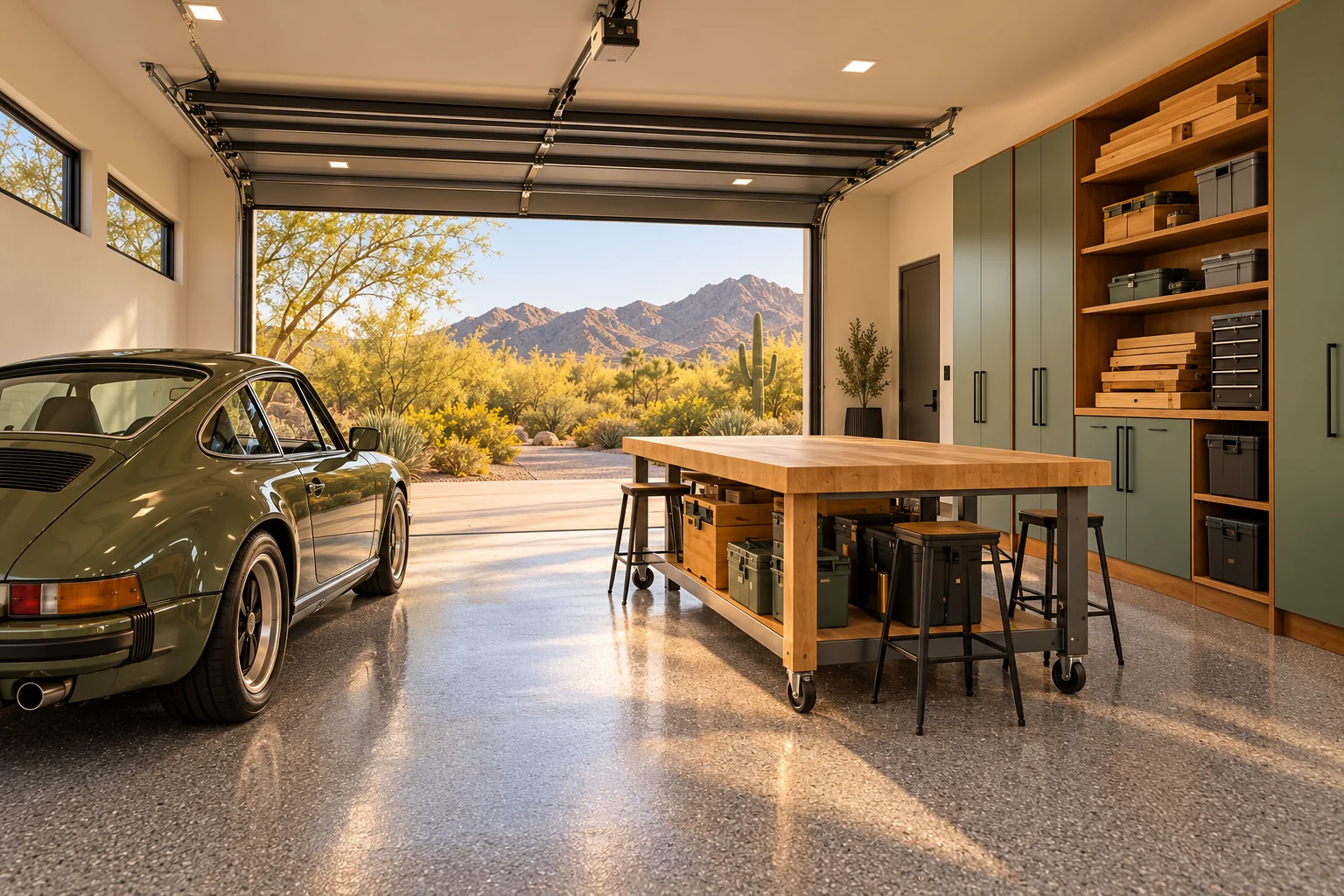 The Maker — Alternate interior concept rendering