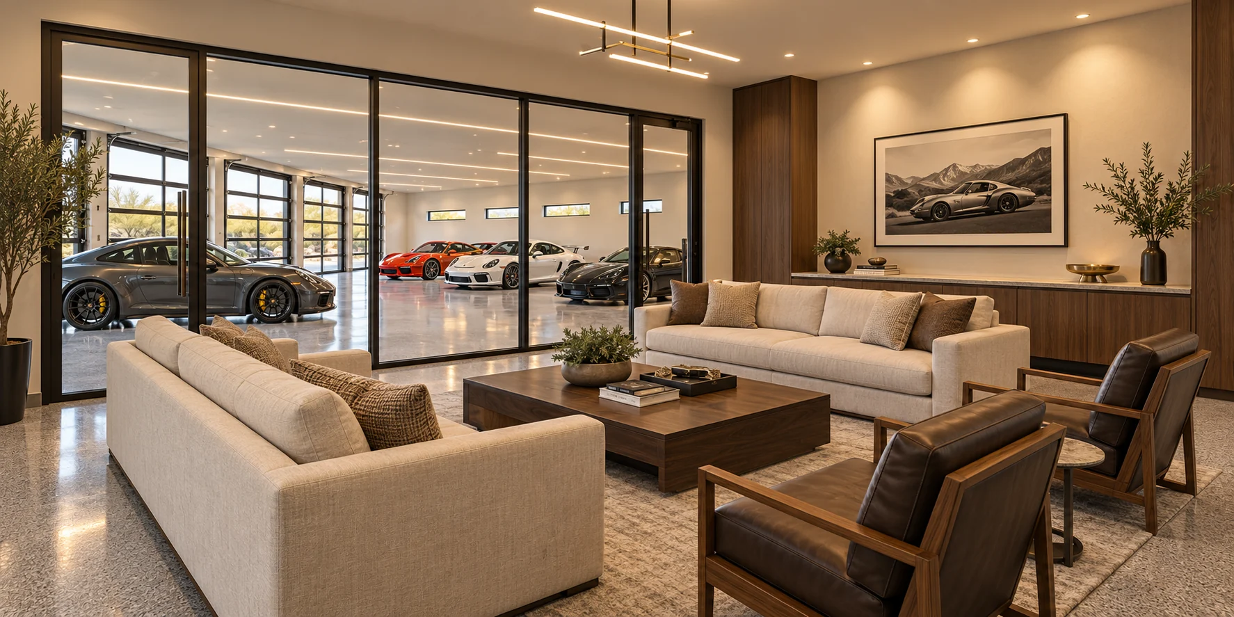 The Motor Gallery — Signature feature concept rendering