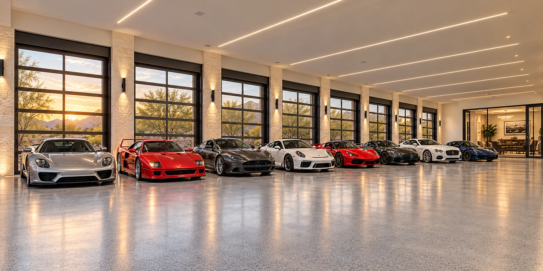 The Motor Gallery — Alternate interior concept rendering