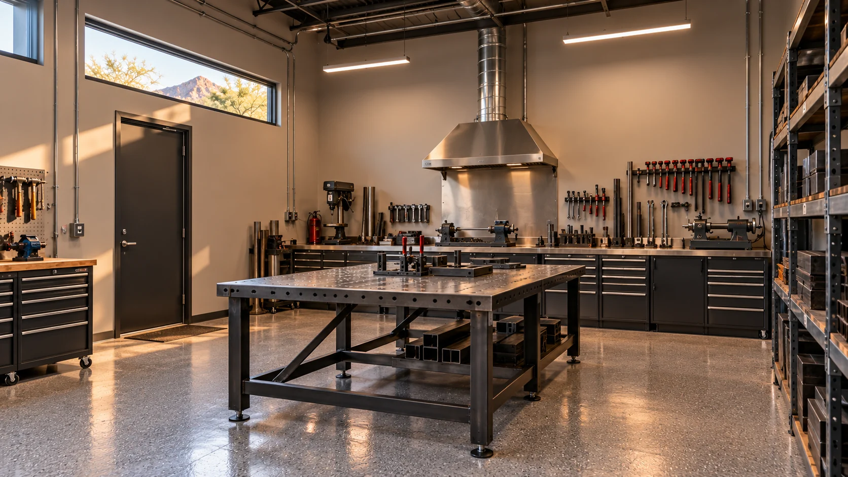 Weld & Wrench — Signature feature concept rendering