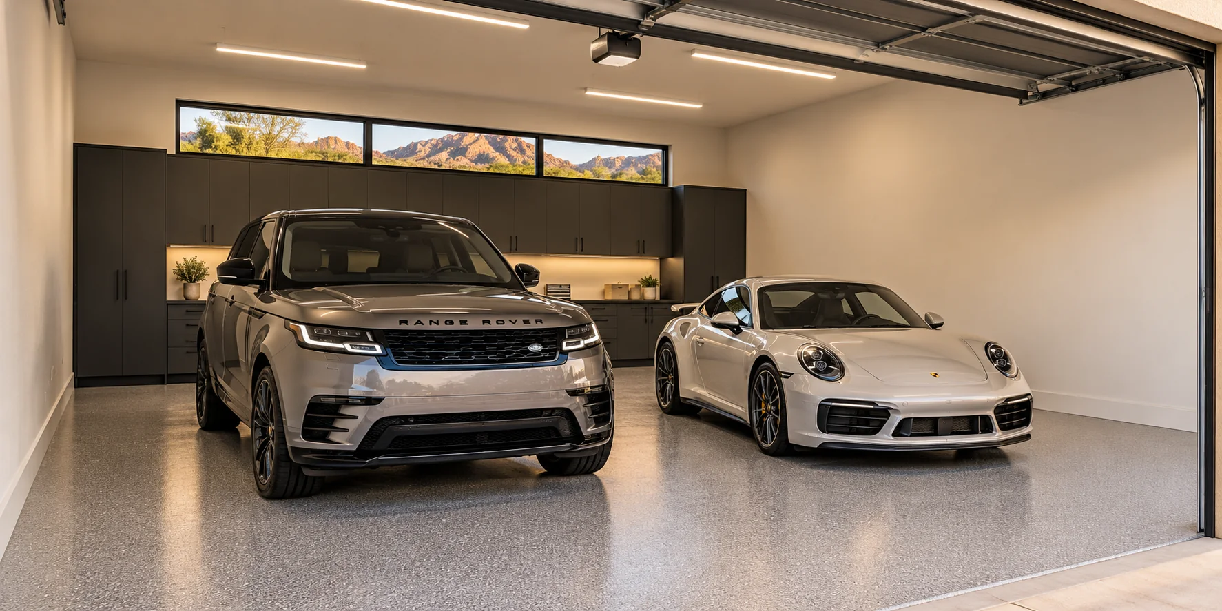 Guest Lane — garage interior concept rendering