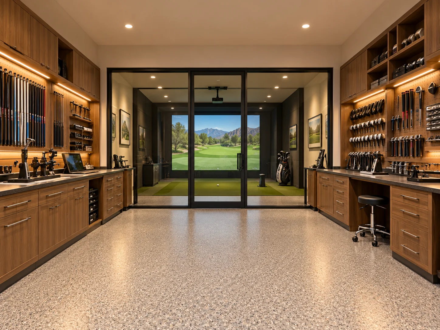 The Club Fitter — club workshop concept rendering