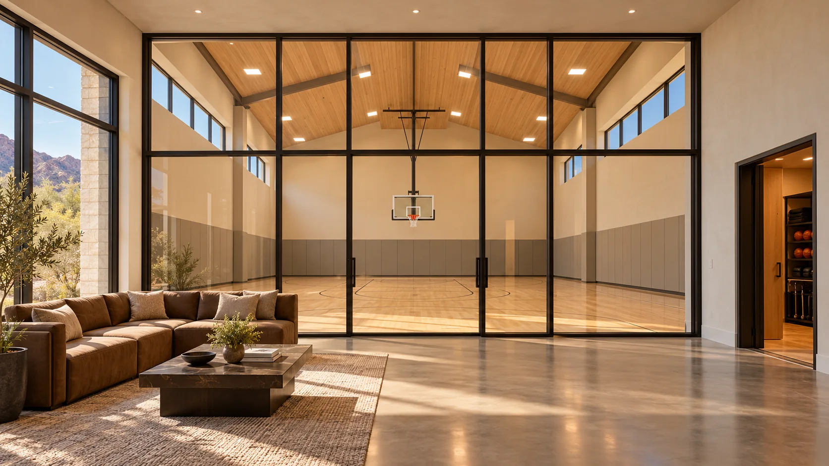 The Fieldhouse — viewing lounge concept rendering