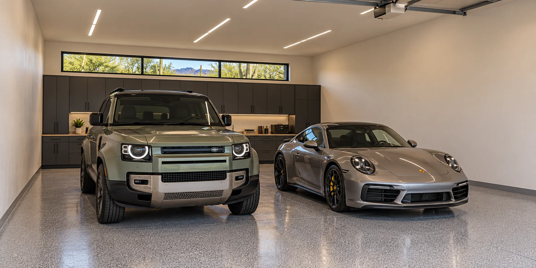 The Studio Wing — garage interior concept rendering
