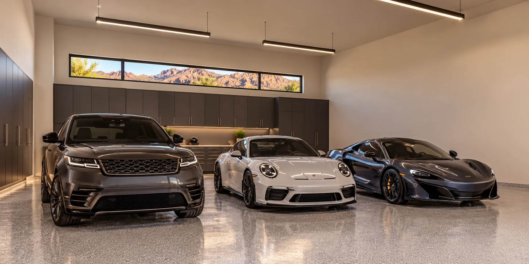 Tour Championship — garage interior concept rendering