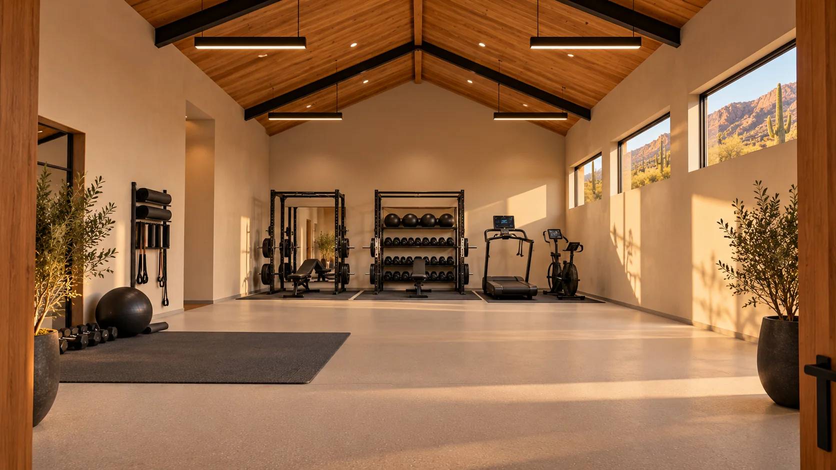 Training Ground — training studio concept rendering