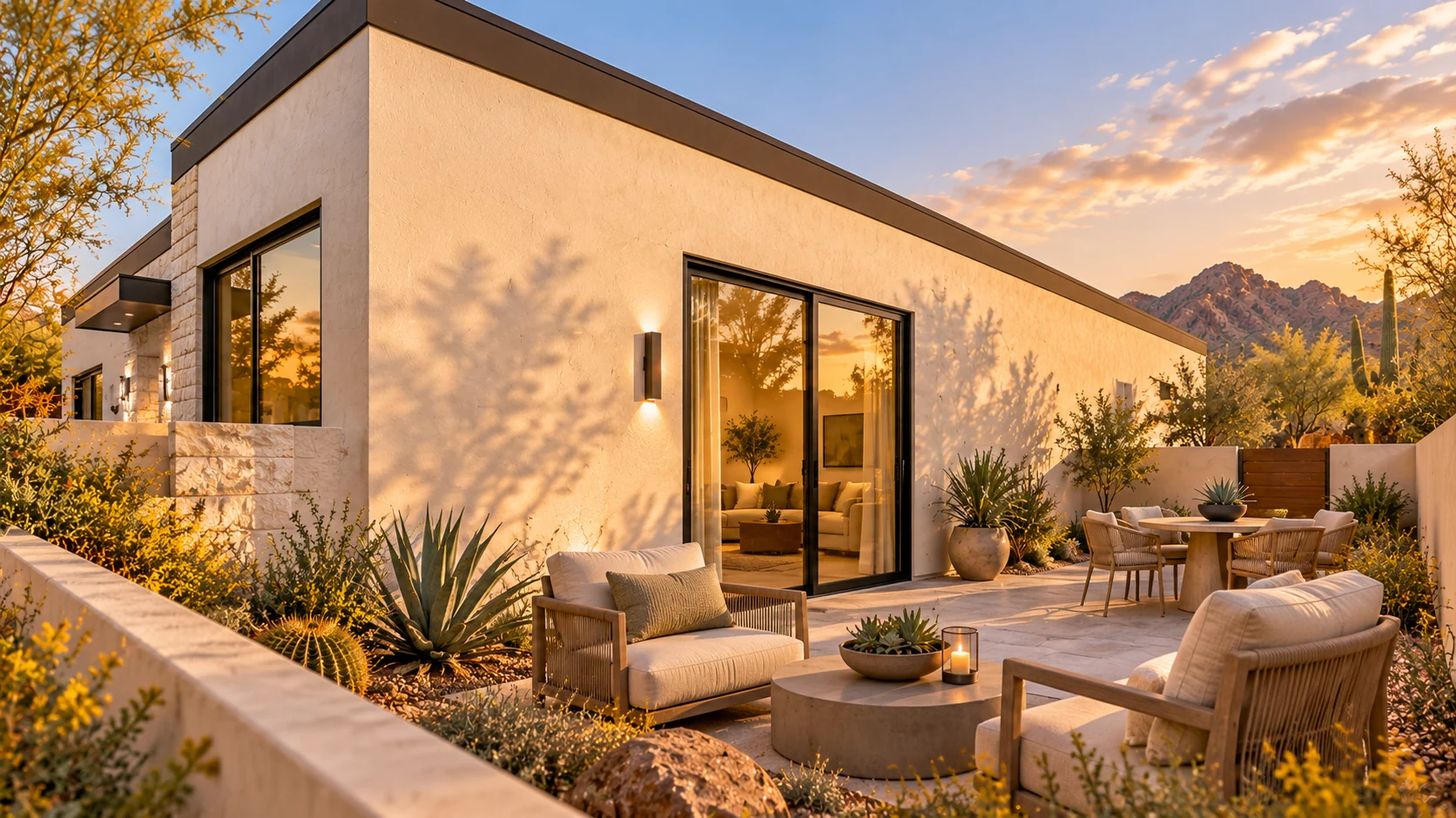 Coach & Casita — private patio architectural concept