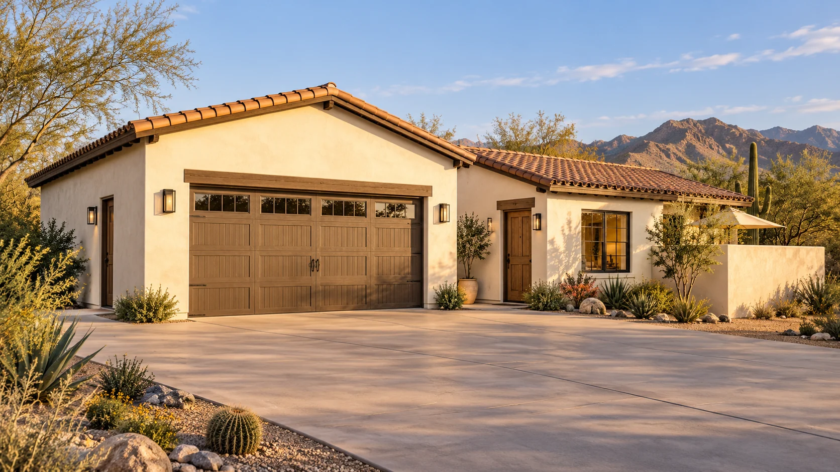 Courtyard Guest — exterior front architectural concept