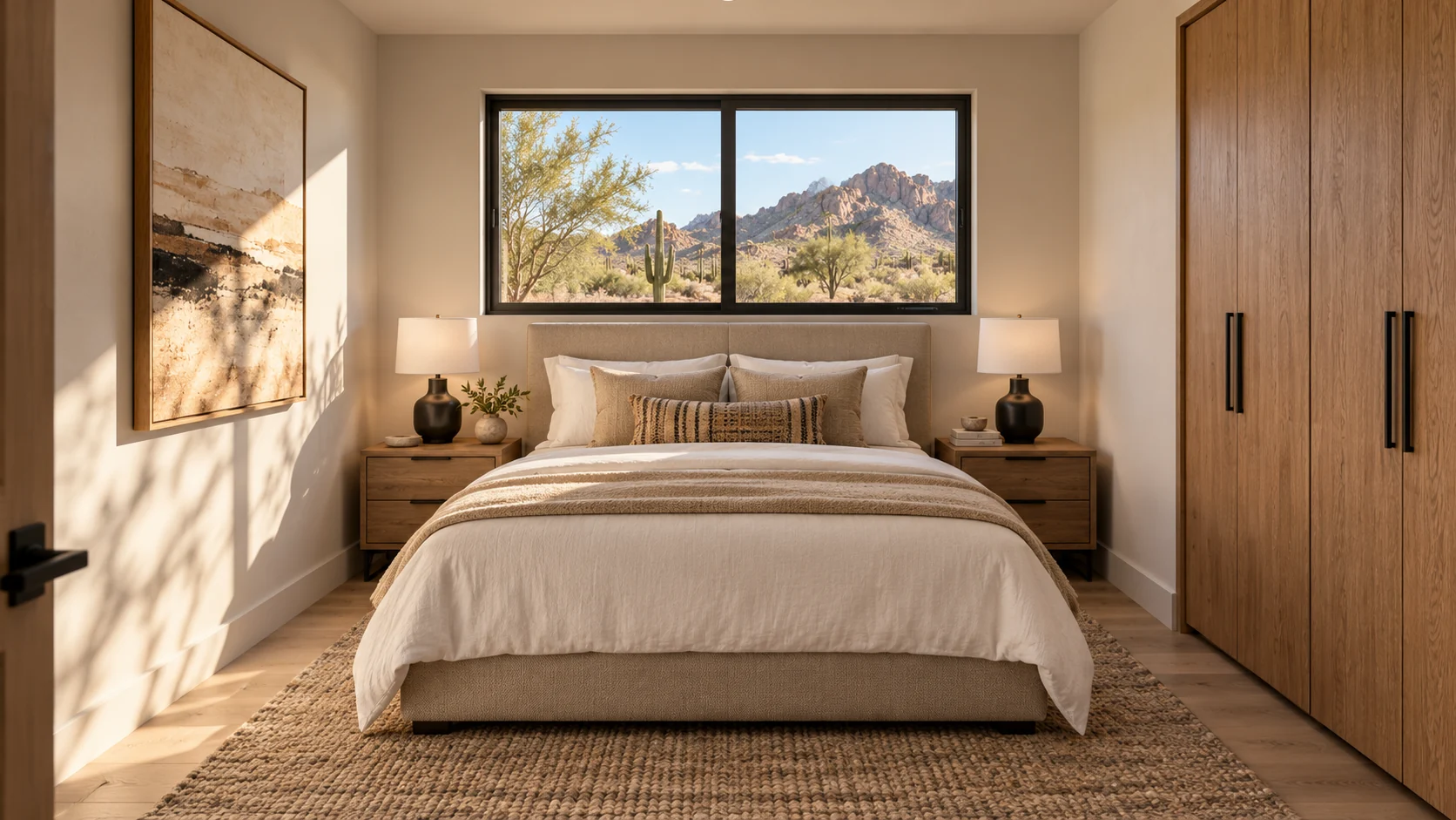 Desert Residence Annex — guest bedroom architectural concept