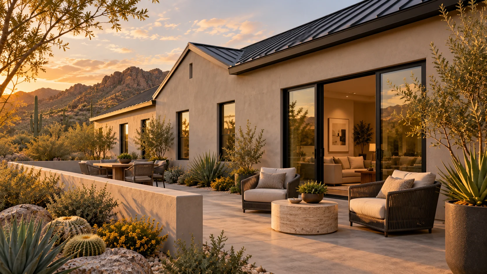 Desert Residence Annex — private patio architectural concept