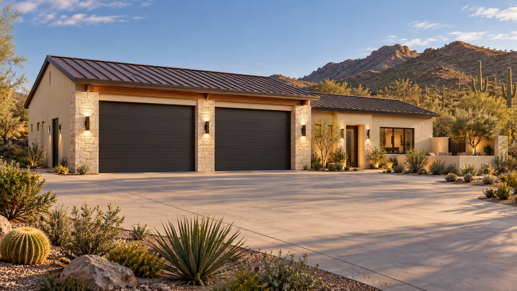 Double Horizon — exterior front architectural concept