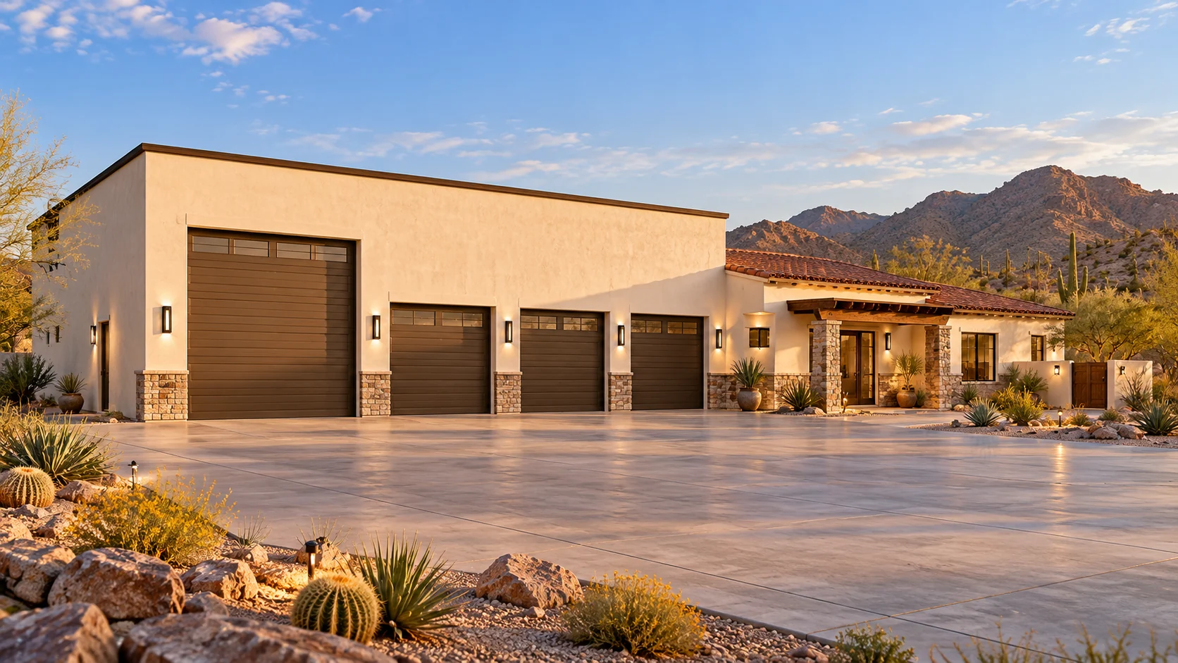 Family Compound — exterior front architectural concept