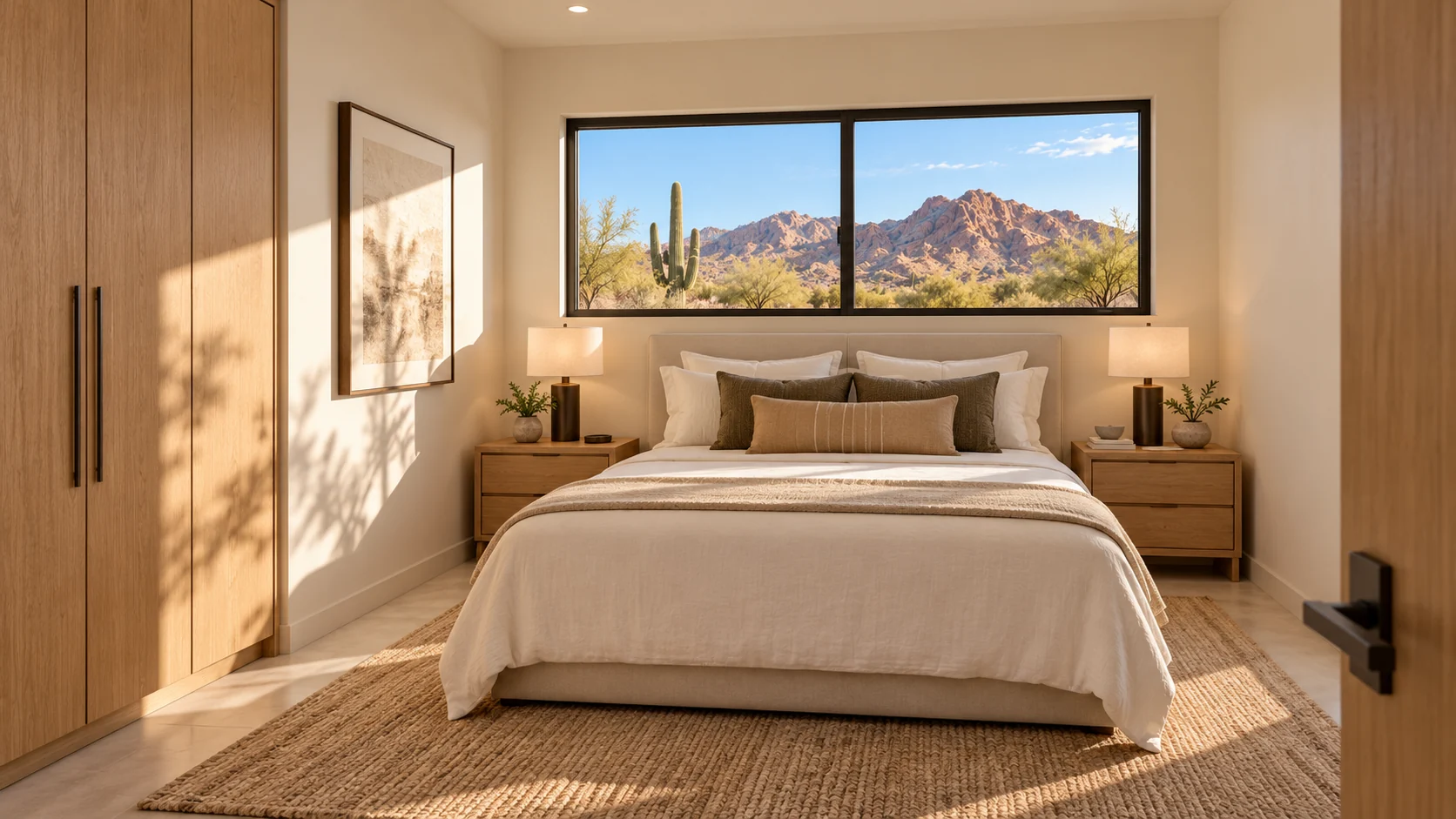 Sonoran Enclave — guest bedroom architectural concept