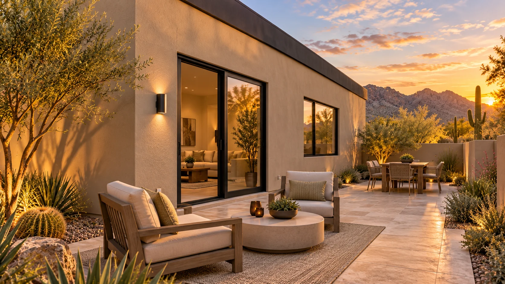 The Arrival Court — private patio architectural concept