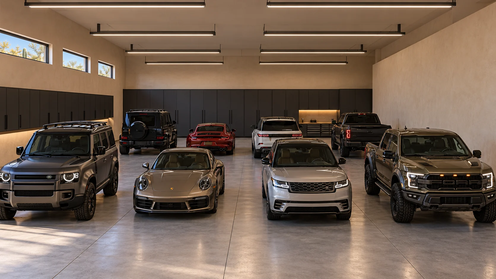 The Gathering Place — garage interior architectural concept