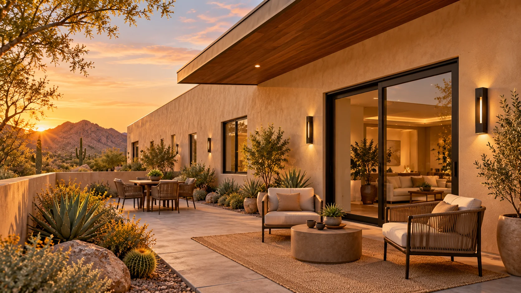 The Gathering Place — private patio architectural concept