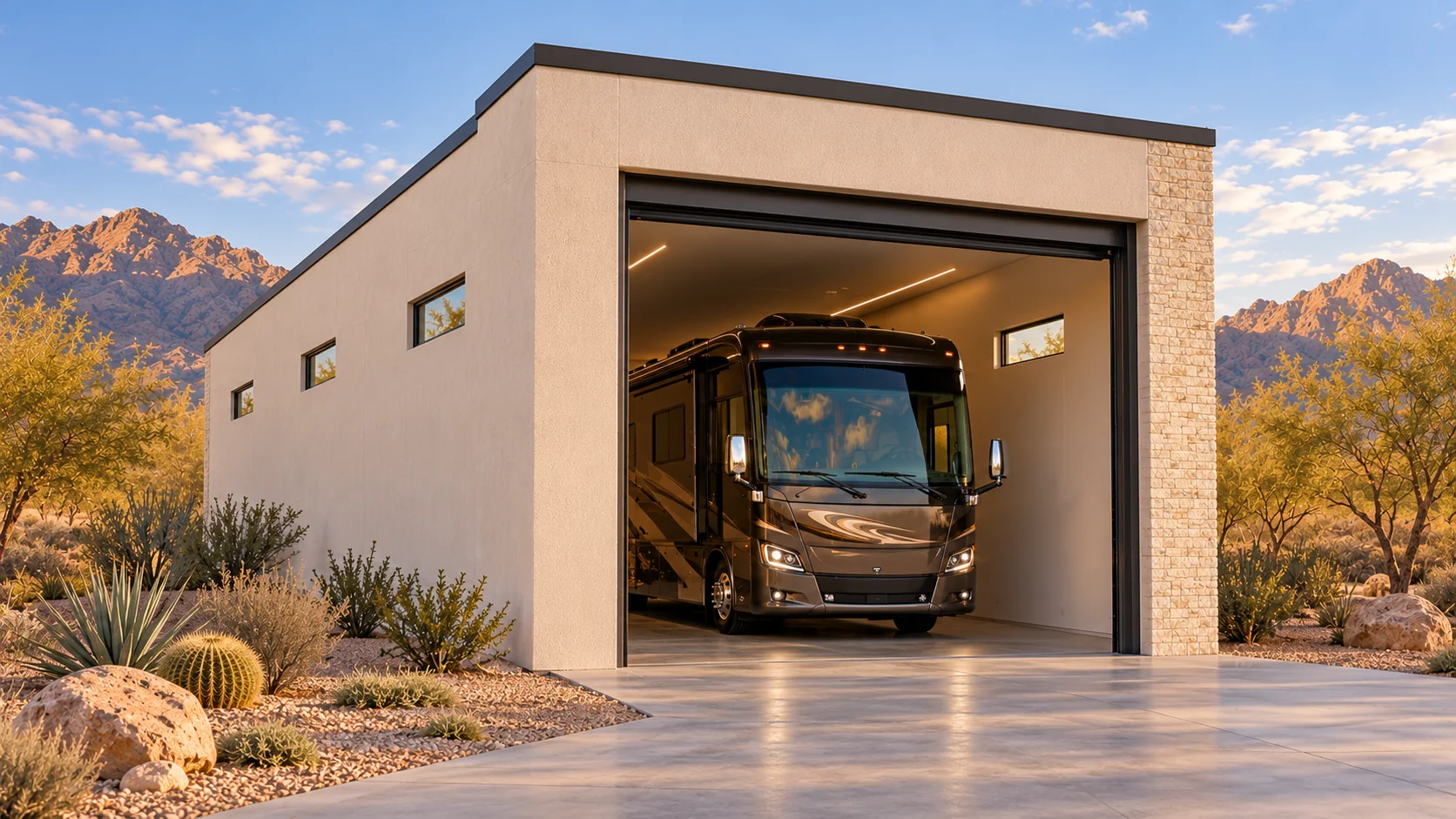 Long Haul architectural concept — alternate arrival view