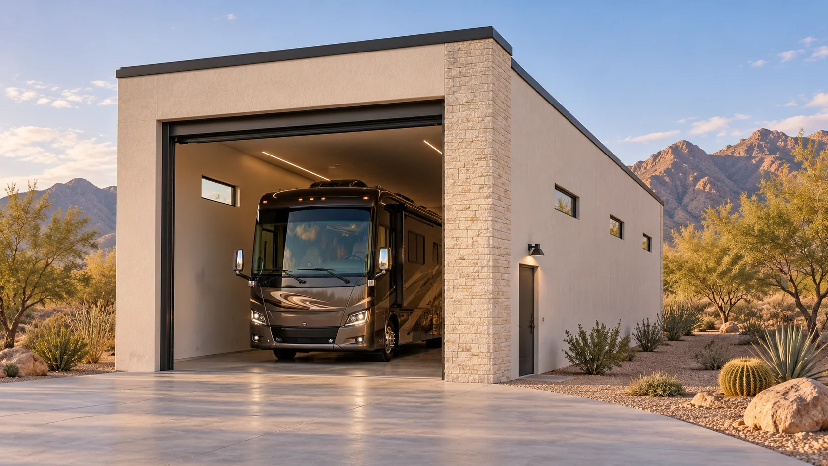 Long Haul architectural concept — front and side exterior
