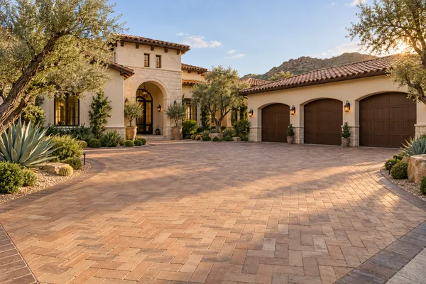 Sonoran Courtyard architectural concept for garage inspiration